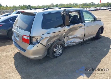 2007 Honda Odyssey Ex-L z USA, uszkodzony, nr VIN 5FNRL38767B407706